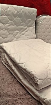 Kapitone ince yorgan pike yatak örtüsü 220 x 240 ölçüsünde - 1