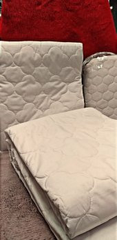 Kapitone ince yorgan pike yatak örtüsü 220 x 240 ölçüsünde - 2