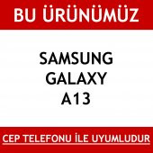 Samsung Galaxy A13 Setra Şeffaf Kredi Kartlıklı Cüzdan Kamera Korumalı Kılıf - 2