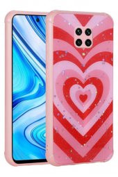 Xiaomi Redmi Note 9 Pro Kılıf Kamera Korumalı Simli Renkli Tasarım Silikon - 6