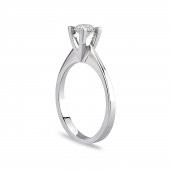 MOZANİT PIRLANTA TEKTAŞ YÜZÜK 0,40 CARAT - 1