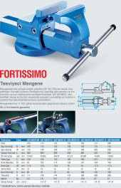 Fortissimo Kanca Tesviyeci Mengene 100LÜK - 3