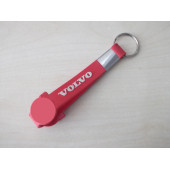 Anahtarlık VOLVO ELASTİK KIRMIZI (VOLVO MASKOT) VOLVO Asma Süs, OTO ANAHTARLIĞI - 1
