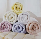 Özdilek Ranforce Pamuk Kumaş Çift Kişilik Silikon Yorgan-Mavi - 1