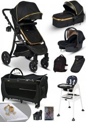 Ekonomi Paket 10 İn 1 Baby Home 985 Travel Sistem Bebek Arabası 560 Oyun Parkı Yatak Beşik 1450 Mama Sandalyesi - 3