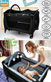 Ekonomi Paket 10 İn 1 Baby Home 985 Travel Sistem Bebek Arabası 560 Oyun Parkı Yatak Beşik 1450 Mama Sandalyesi - 10