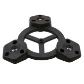 Mobilya Masa Sehpa Üçlü Plastik Bağlantı Aparatı Açılı Dereceli Ayak Tabanı - 1