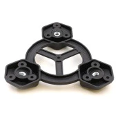 Mobilya Masa Sehpa Üçlü Plastik Bağlantı Aparatı Açılı Dereceli Ayak Tabanı - 5