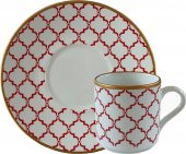 Regna Home Harmony Luna Kırmızı 6 Kişilik Kahve Fincan Takımı (HBF-12-KFT-LUN-K ) - 3