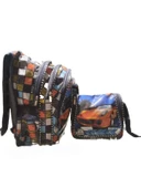 Crm Ortaokul Erkek Yarasa Üç Gözlü Sırt ve Beslenme Çanta St00343 - 10