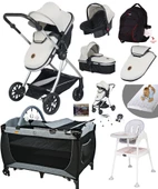 Baby Home Ekonomi Paket 10 In 1 1010 Travel Sistem Bebek Arabası 560 Oyun Parkı Yatak Beşik Ve Mama Sandalyesi - 3