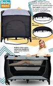 Baby Home Ekonomi Paket 10 In 1 1010 Travel Sistem Bebek Arabası 560 Oyun Parkı Yatak Beşik Ve Mama Sandalyesi - 9