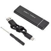 PrimeX PX-M220 M2 NVMe SSD Kutusu, TypeC-USB3.0 NVMe SSD Kutusu, Harici USB-C PCIe NVMe M.2 SSD Hdd Kutusu (NVMe SSD Tek çeltik) - 4