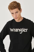 Wrangler W212025001 Siyah Bisiklet Yaka Erkek Sweat - 2