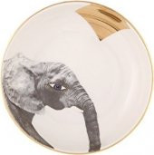 Porland Wild Life Antik Beyaz Kase Takımı 4lü 17 cm - 5