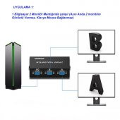 PrimeX PX-1260 2 Port Vga Switch, Vga Splitter, Manuel Vga Switch 2 port (2 PC 1 Ekran) - 7