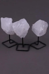 Kristal Kuvars Doğal Taş Standlı Parça thumbnail 1