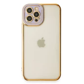 iPhone 12 Pro Max Kılıf Lazer Lens Kamera Çerçeveli Kapak - 9