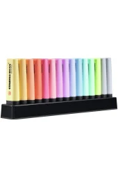 Stabilo Fosforlu Kalem Boss Original 2-5 Mm Kesik Uç Pastel 15 Renk İşaretleme Kalemi - 2