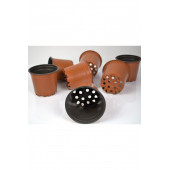 Yuvarlak Vakum Ucuz Çiçek Fide Fidan Üretim Saksısı 12cm 100 Adet - 2