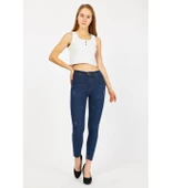 Denimor Kadın Dar Paça Yüksel Bel Kot AD 416 thumbnail 2