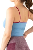 Gigotto Seamless Dantel Detaylı Blue Büstiyer - 8