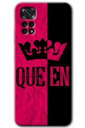 Redmi Note 11 5G Global Kılıf HD Desen Baskılı Arka Kapak - Queen - 1
