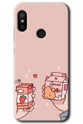 Mi Max 3 Kılıf HD Desen Baskılı Arka Kapak - Meyveli Süt - 1