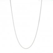 925 Ayar Gümüş 50 cm Tilki Kuyruğu Zincir Kolye - 1