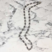 925 Ayar Gümüş 52 cm Lale Telkâri Zincir Kolye thumbnail 3