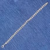 925 Ayar Gümüş Taşsız Zincir bileklik thumbnail 3