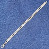 925 Ayar Gümüş 0,70 mm Zincir Bileklik thumbnail 4