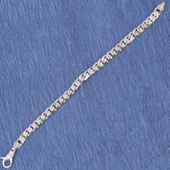 NUSRET TAKI 925 Ayar Gümüş 0,75 mm Zincir Bileklik thumbnail 4