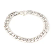925 Ayar Gümüş 0,9 x 12 mm Zincir Bileklik, Desenli thumbnail 2