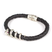 925 Ayar Gümüş Derili Yılan Bileklik thumbnail 5