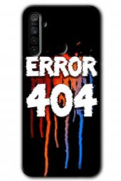 Realme 5i Kılıf HD Desen Baskılı Arka Kapak - 404 Error - 1