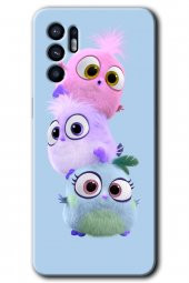 Oppo Reno 6 Kılıf HD Desen Baskılı Arka Kapak - Puffy - 1