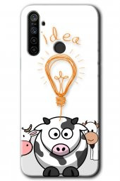 Realme 5i Kılıf HD Desen Baskılı Arka Kapak - İdea Lamp - 1