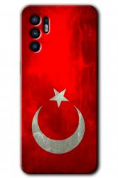 Oppo Reno 6 Kılıf HD Desen Baskılı Arka Kapak - Albayrak - 1
