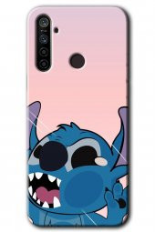 Realme 5i Kılıf HD Desen Baskılı Arka Kapak - Stitch - 1