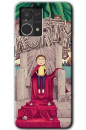 Oppo Reno 7 4G Kılıf HD Desen Baskılı Arka Kapak - Morty - 1