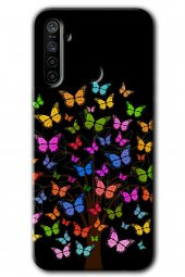 Realme 5i Kılıf HD Desen Baskılı Arka Kapak - Cacti Prairies - 1