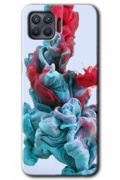 Oppo Reno 4 Lite Kılıf HD Desen Baskılı Arka Kapak - Renkli Karışım - 1