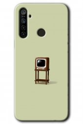 Realme 5i Kılıf HD Desen Baskılı Arka Kapak - Retro-TV - 1