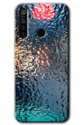 Realme 5i Kılıf HD Desen Baskılı Arka Kapak - Blur Cam - 1