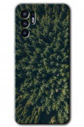 Oppo Reno 6 Kılıf HD Desen Baskılı Arka Kapak - Çam Ağacı Ormanı - 1