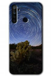 Realme 5i Kılıf HD Desen Baskılı Arka Kapak - Eclipse Sky - 1