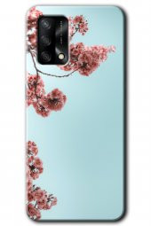 Oppo A74 Kılıf HD Desen Baskılı Arka Kapak - Japon Çiçeği - 1