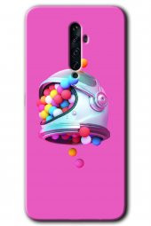 Oppo Reno 2z Kılıf HD Desen Baskılı Arka Kapak - Uzay Başlığı - 1