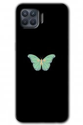 Oppo Reno 4 Lite Kılıf HD Desen Baskılı Arka Kapak - Butterfly Tree - 1